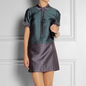 J Crew Collection Silk Jacquard Dress
